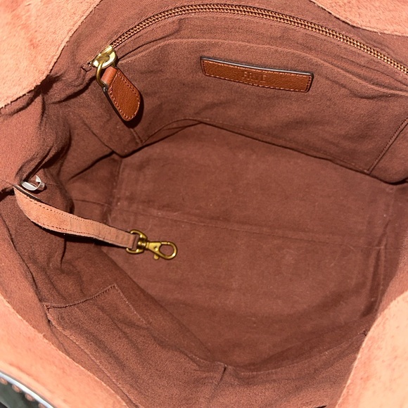 FRYE Leather Side Pocket Hobo Bag in Cognac, Like New! Gorgeous! - Picture 16 of 16